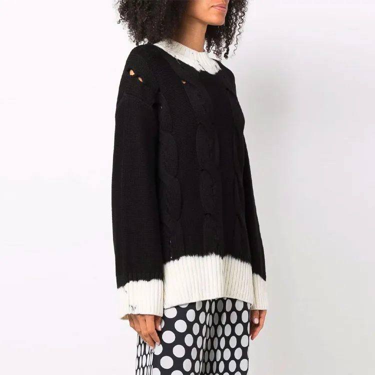 OFF WHITE FW21 Sweaters Women's Black-3