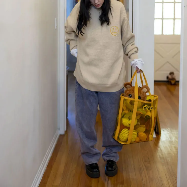 Drew House Sketch Mascot Waffle Sweater-2