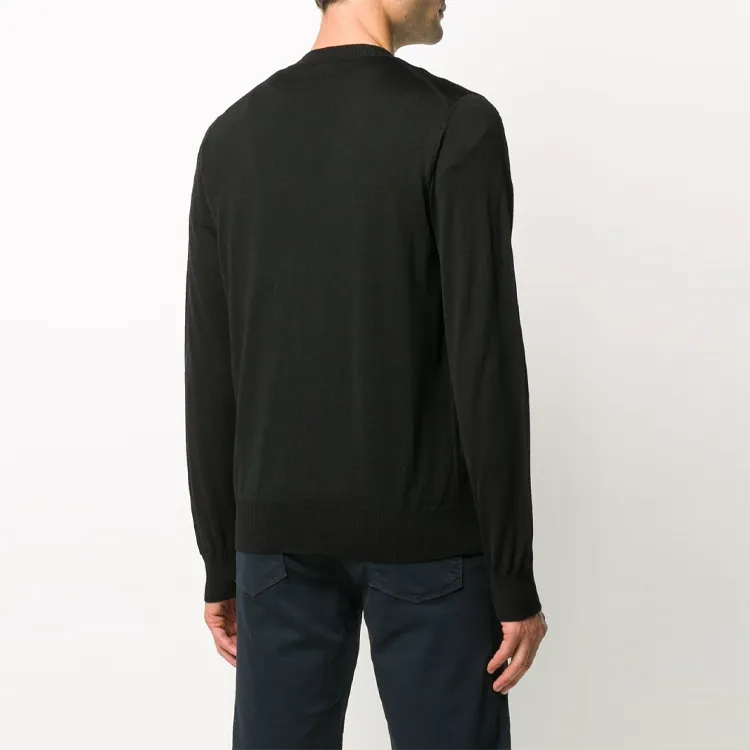 EMPORIO ARMANI V neck Fine Knit Cardigan-2