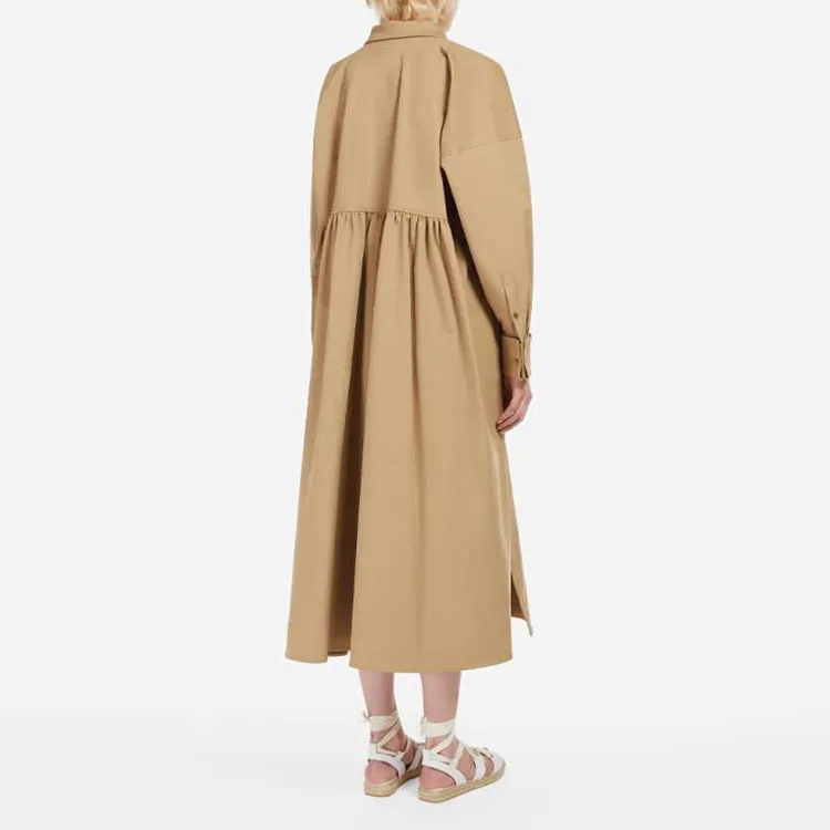 MaxMara Long Sleeved Dress Women's Camel-2