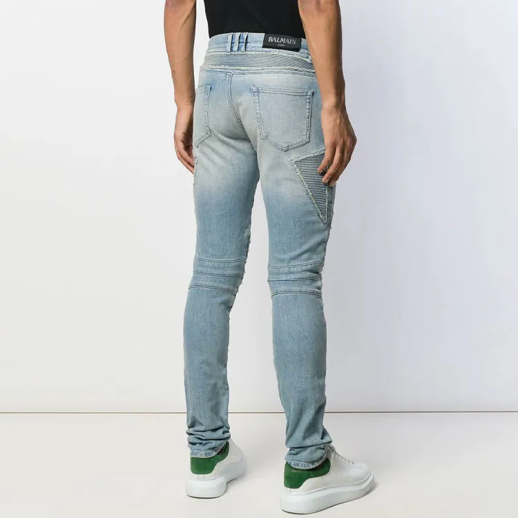 BALMAIN Jeans Men Blue-3