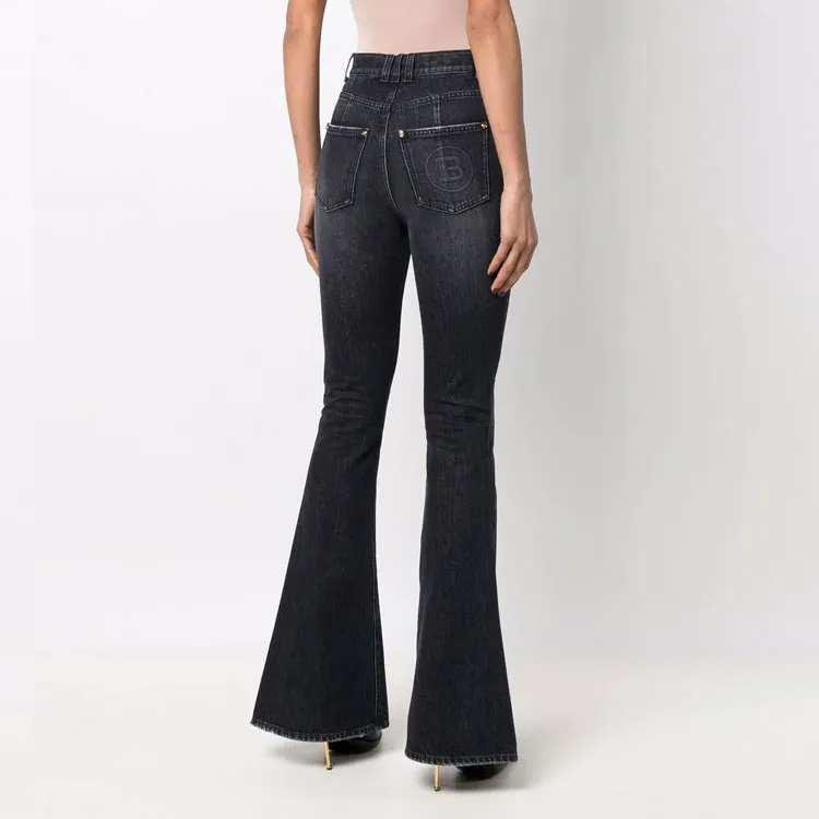 BALMAIN Jeans Women's Black-3