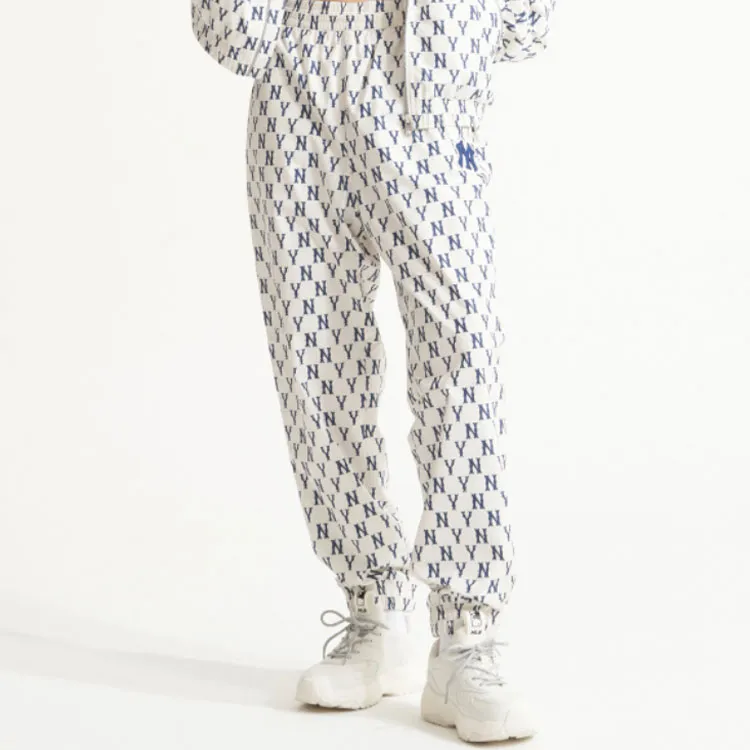 MLB Casual Pants Unisex Cream-2