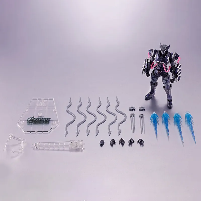 BANDAI The Wolverine S.H.Figuarts Mobile Avenger Venom Symbiote Action Figures 16cm-7