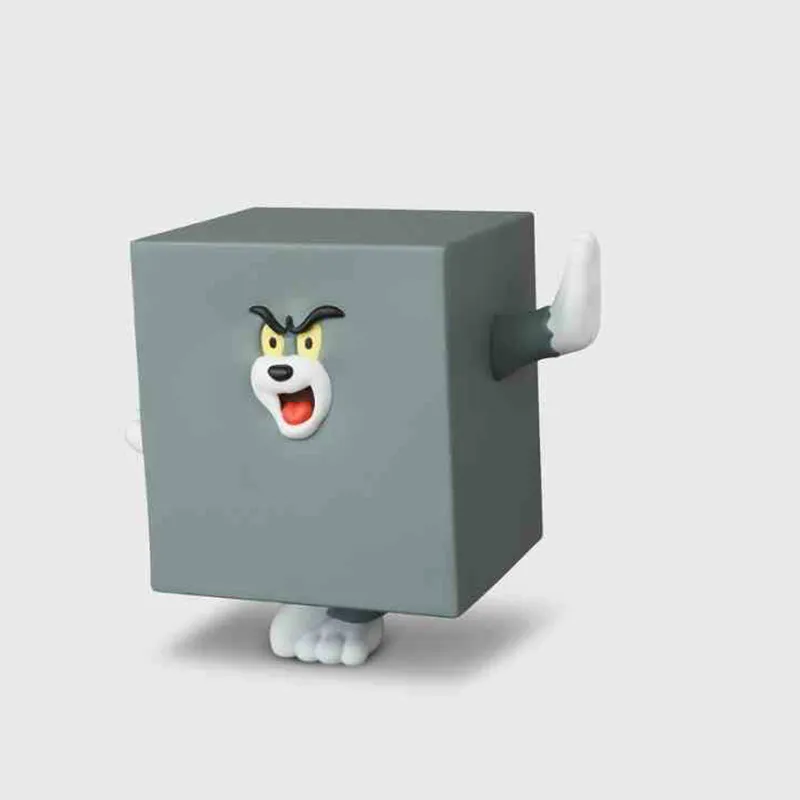 Medicom Toy Udf Tom And Jerry  Series 2 Square Tom Figure Gray-3