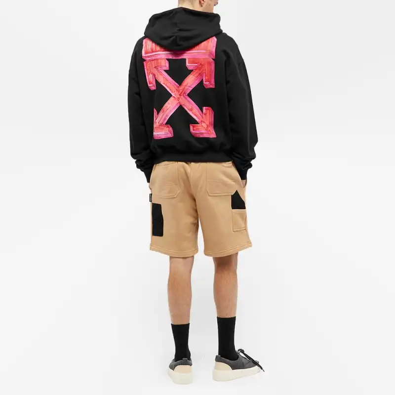 OFF WHITE Oversize Fit Marker Arrows Hoodie-4