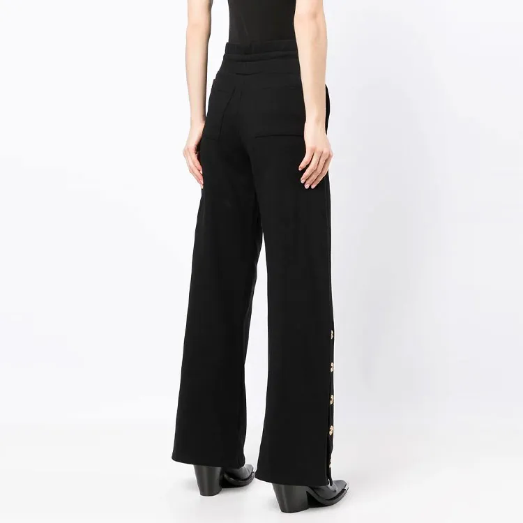 BALMAIN Knitted Sweatpants Women's Black-3