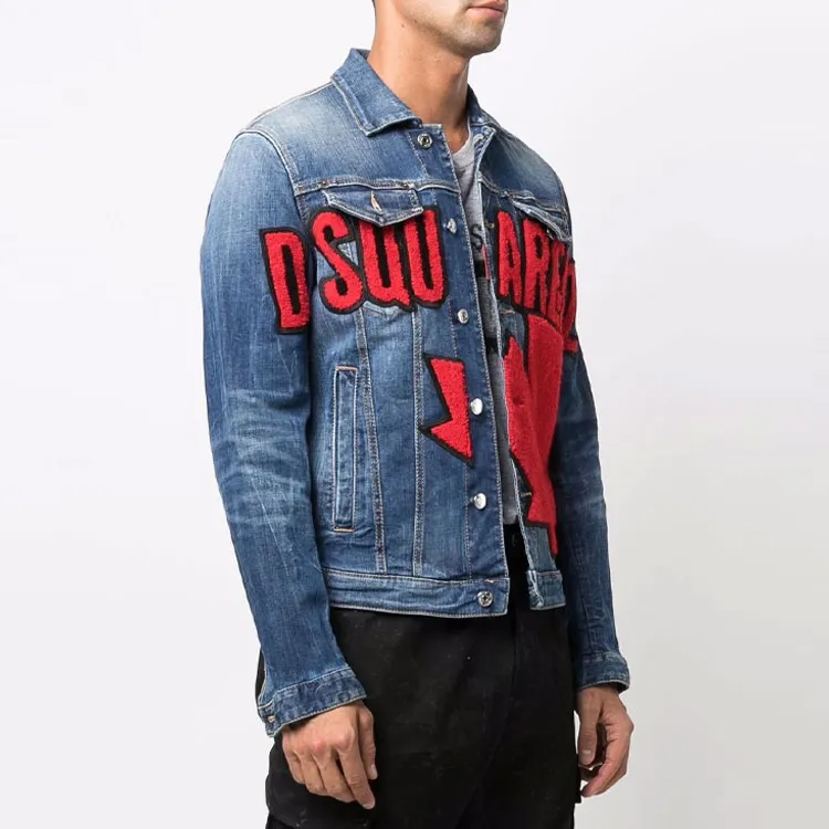DSQUARED 2 Denim Jackets Men Blue-2