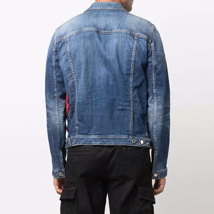 DSQUARED 2 Denim Jackets Men Blue-4
