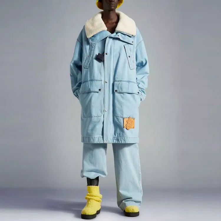 Jw Anderson X MONCLER GENIUS MONCLER GENIUS X JW Anderson Denim Jackets Men Blue-1