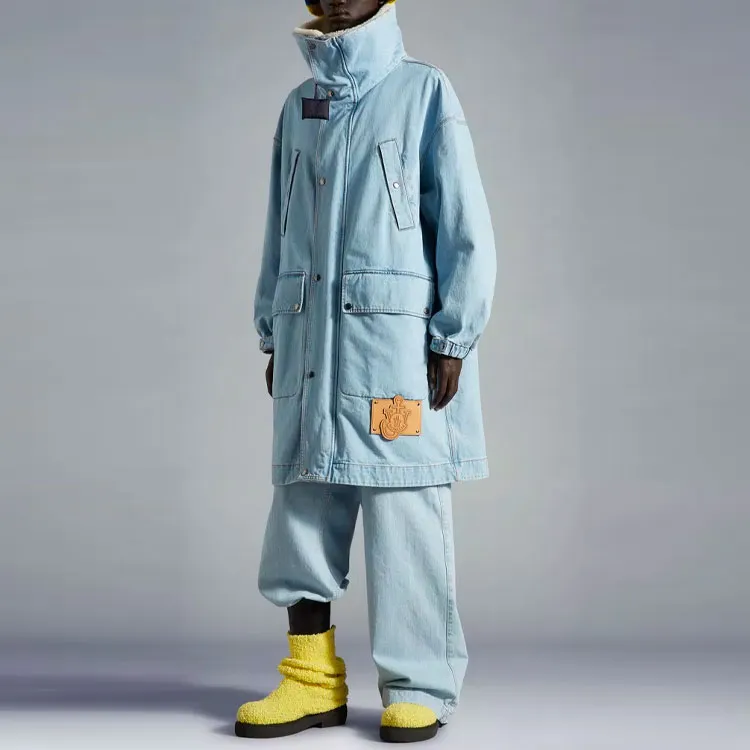 Jw Anderson X MONCLER GENIUS MONCLER GENIUS X JW Anderson Denim Jackets Men Blue-3