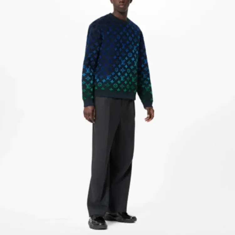 LOUIS VUITTON Gradient Monogram Fil Coup Sweatshirt-1