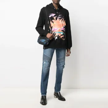 BALMAIN Sweatshirts Men Black