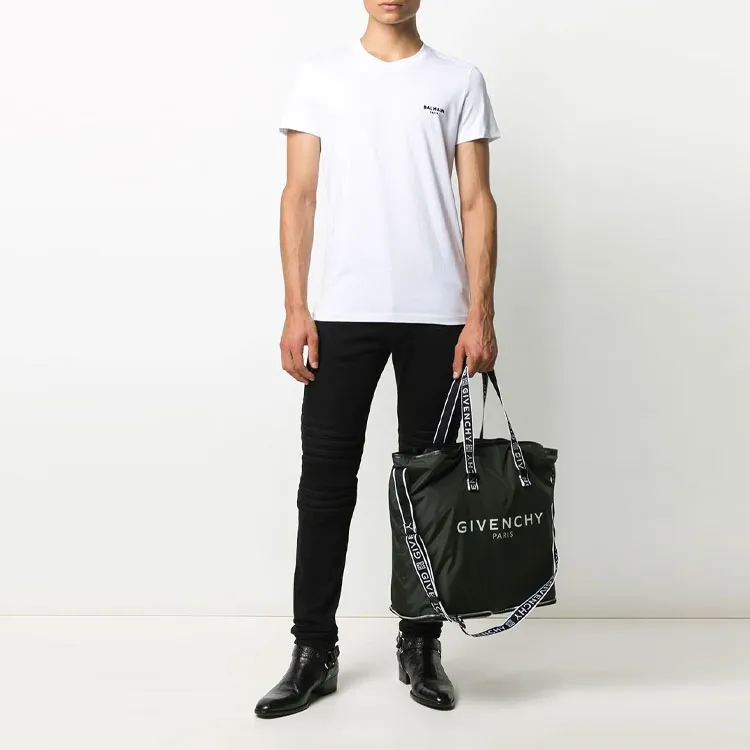 BALMAIN Mini Flocked Logo T-Shirt-2