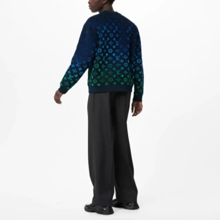 LOUIS VUITTON Gradient Monogram Fil Coup Sweatshirt-2