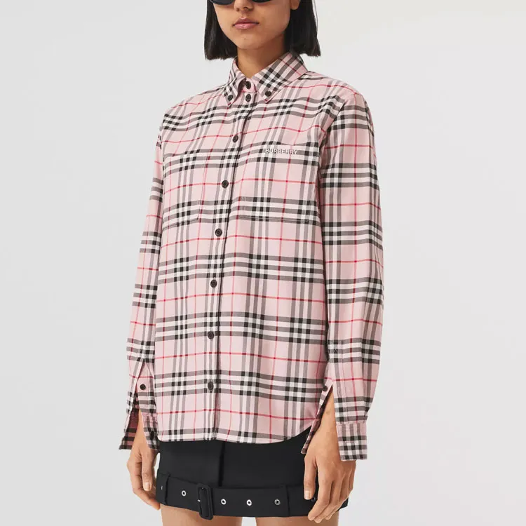 Burberry Shirts Women's Pink-3