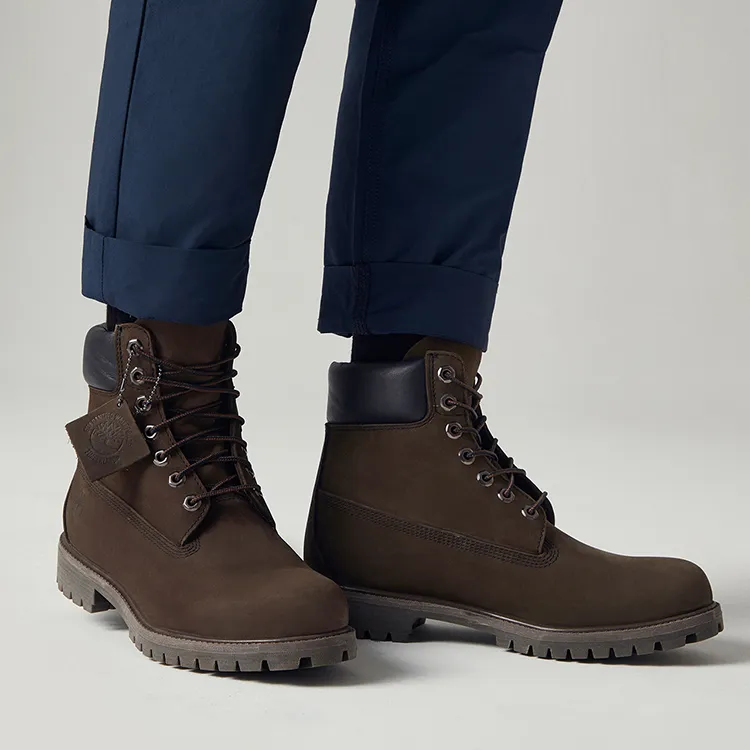 Timberland Icon 6'' Premium Wide Fit Boots 'Brown Nubuck'-4