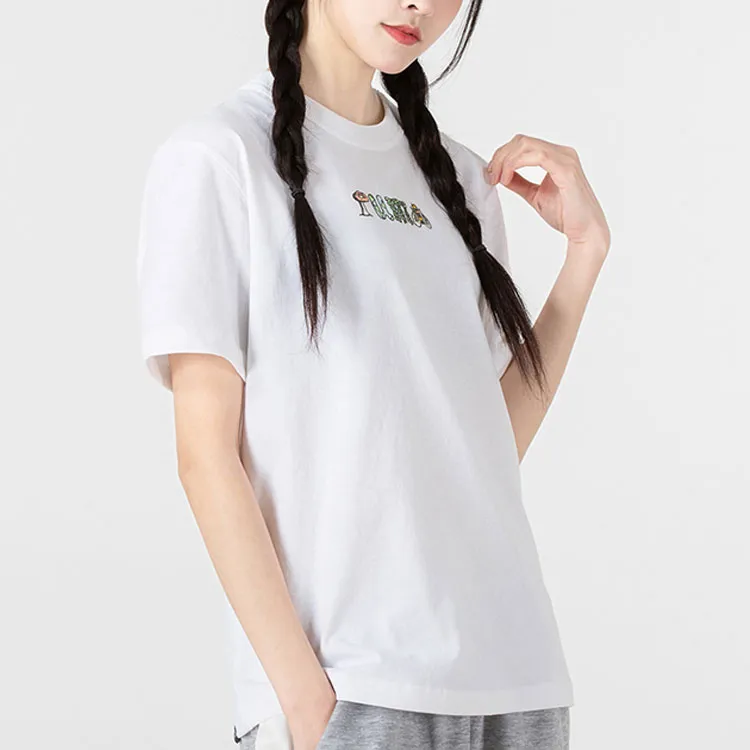 PUMA T Shirts Women's White-2