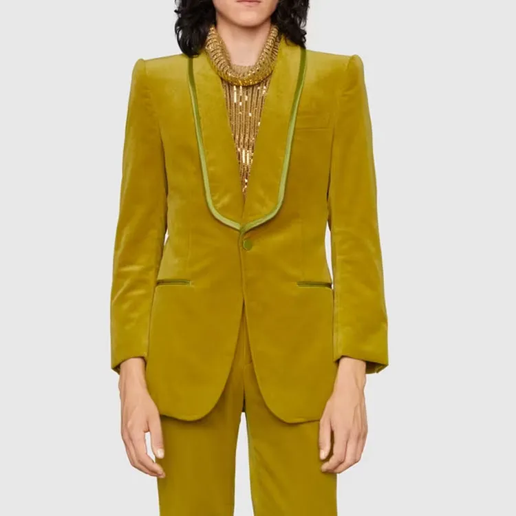 GUCCI Business Suits Men Yellow-3