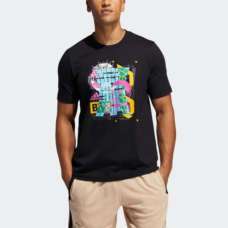 Adidas T Shirts Men Black-1