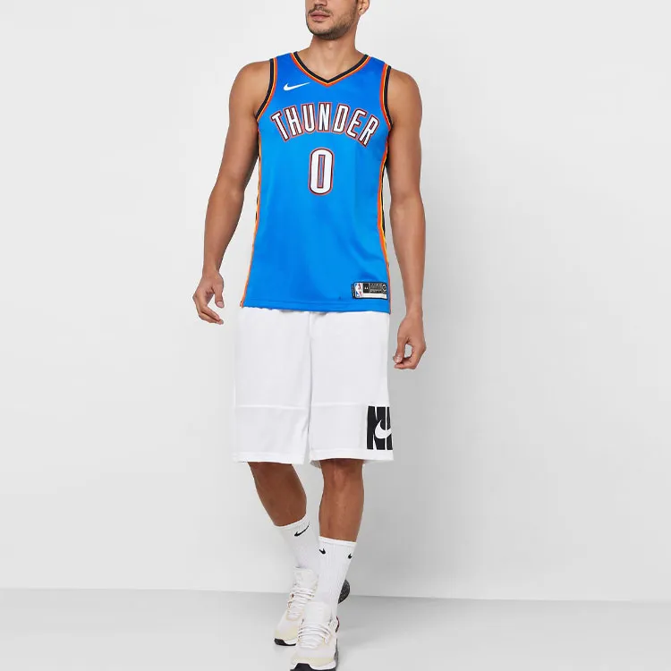 Nike X NBA Basketball Jersey Men's Blue-3