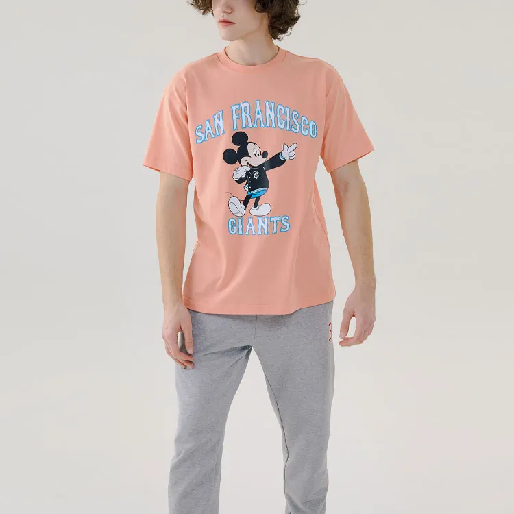 MLB x Disney New York Yankees T Shirt Unisex Pink-3