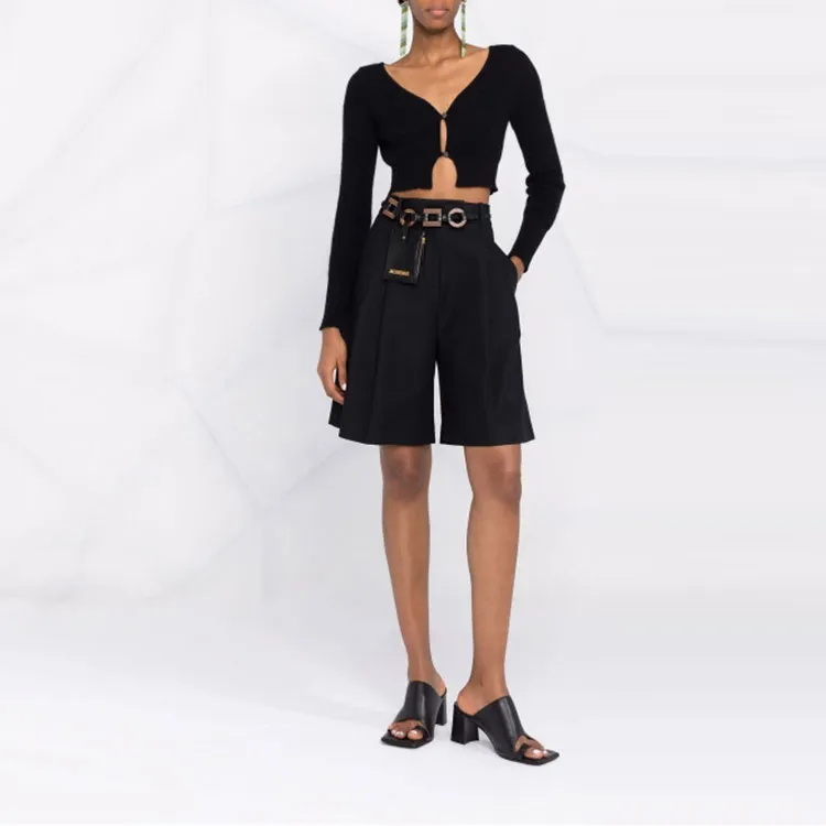 Jacquemus FW21 Slim Fit Sweater Women's Black-1