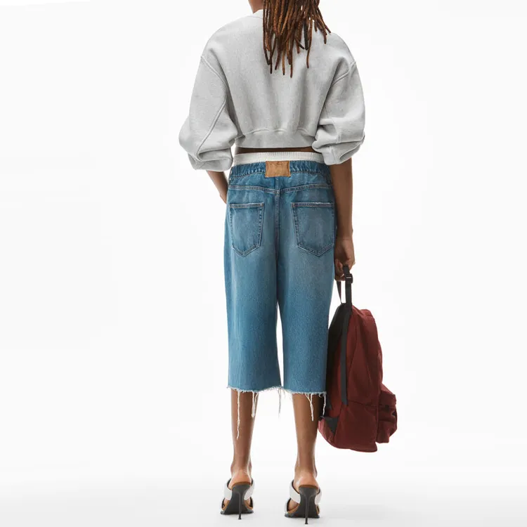Alexander Wang Mock neck Cropped Sweatshirt-2