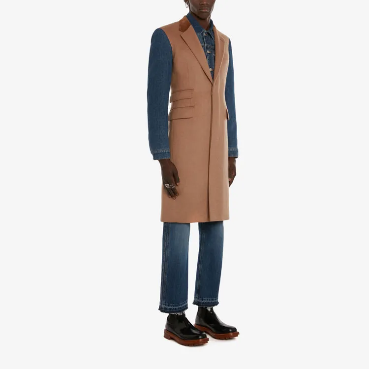 Alexander McQueen SS22 Coat Men's Camel-3