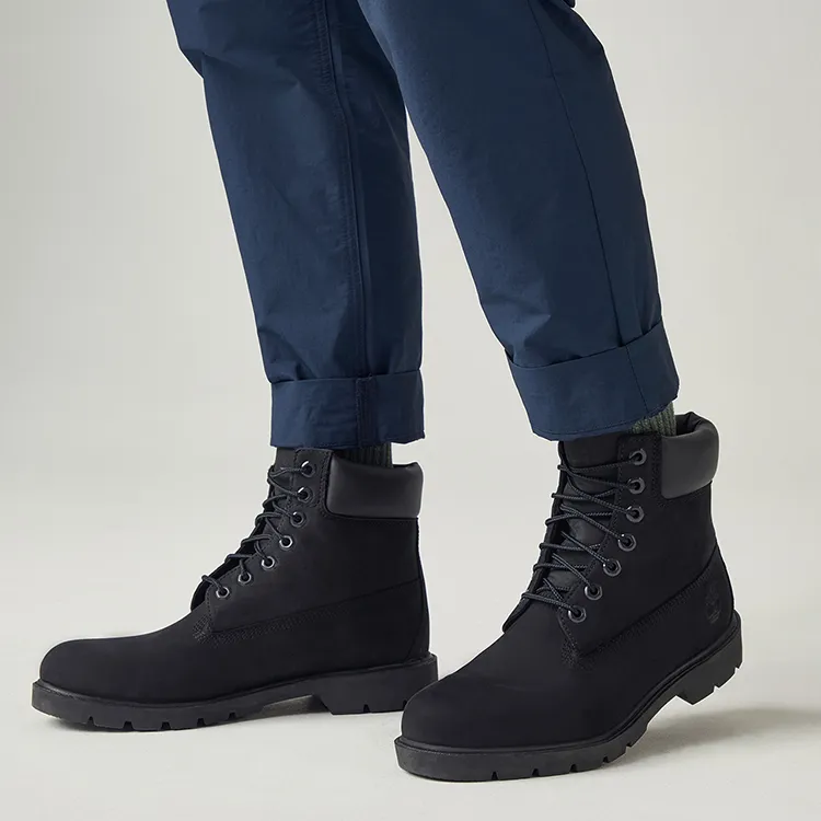 Timberland Icon 6' Premium Narrow Fit Boots 'Black Nubuck'-5