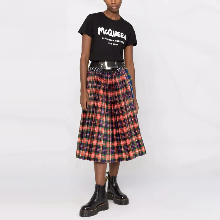 Alexander McQueen Logo Printed Crewneck T Shirt-1