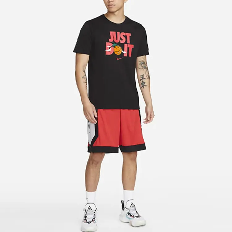 Nike T Shirts Men Black-2