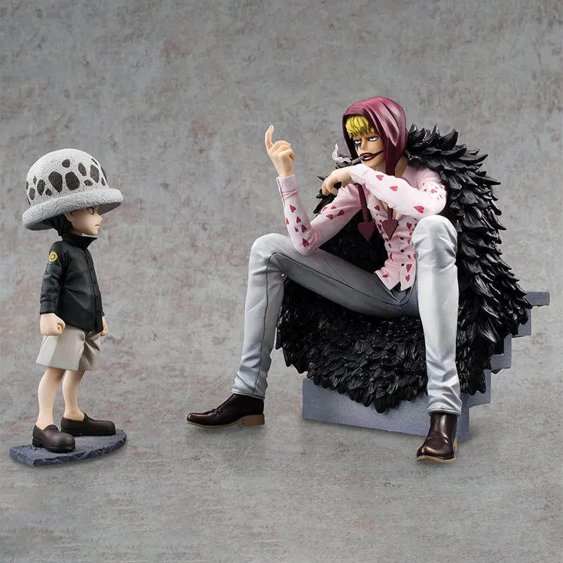 MegaHouse One Piece Character Pop Limited Edition One Piece Kizaru And Luffy Scale Figures Reissued Version-1
