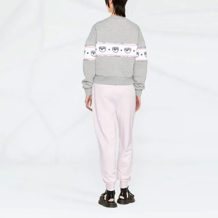 CHIARA FERRAGNI Sweatshirts Women's Gray-1