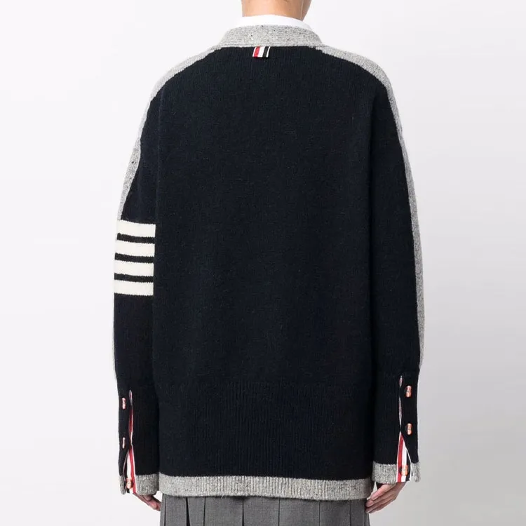 THOM BROWNE· FW22 Knitwear Women's Blue-2