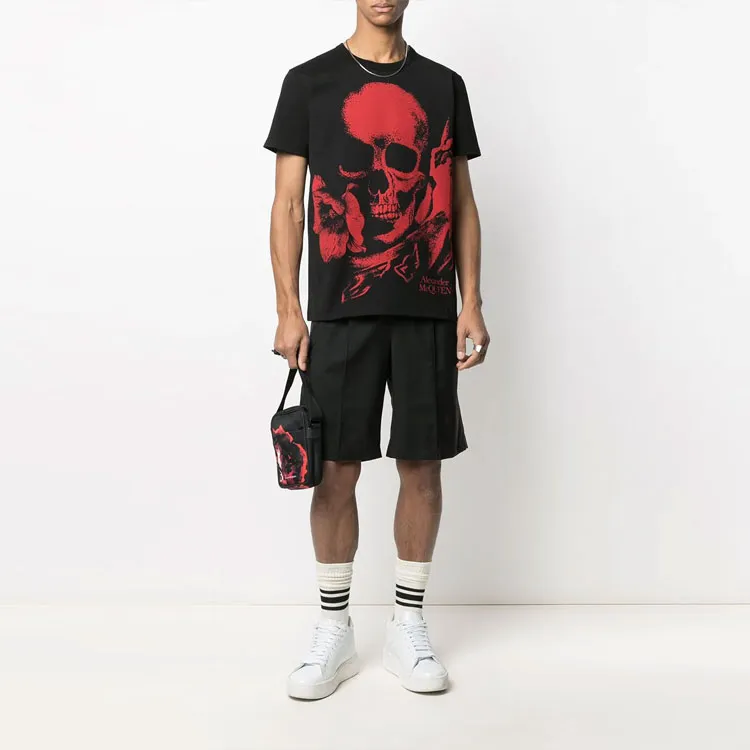Alexander McQueen T Shirts Men Black-1
