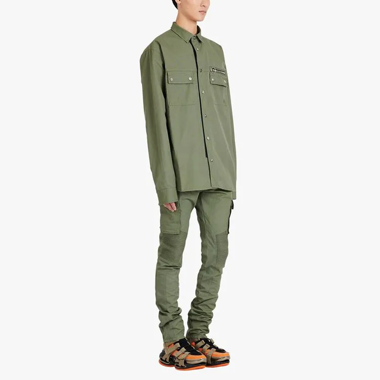 BALMAIN Embroidered Logo Shirt-4