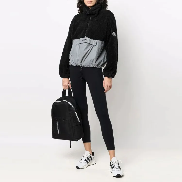 DKNY FW21 Fitted Jacket Women's Black Gray-1