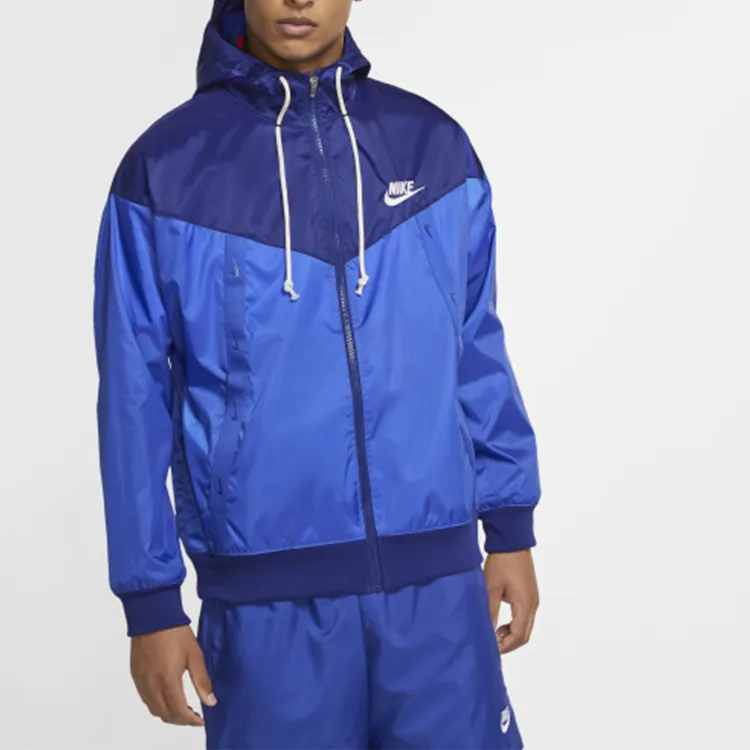 Nike Jackets Men Dark Royal Blue-4