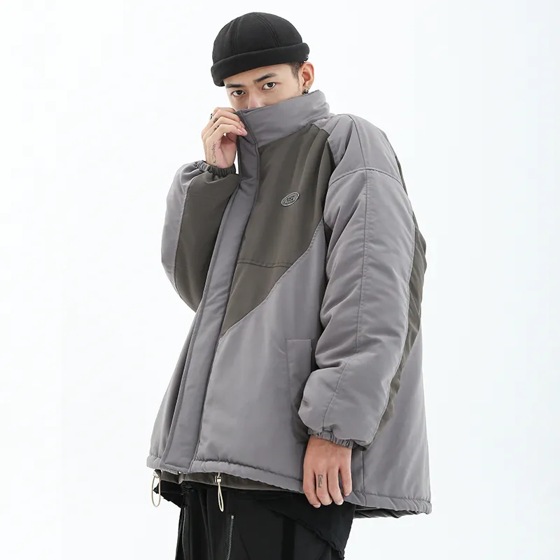 F426 Puffer Jackets Unisex Gray-4