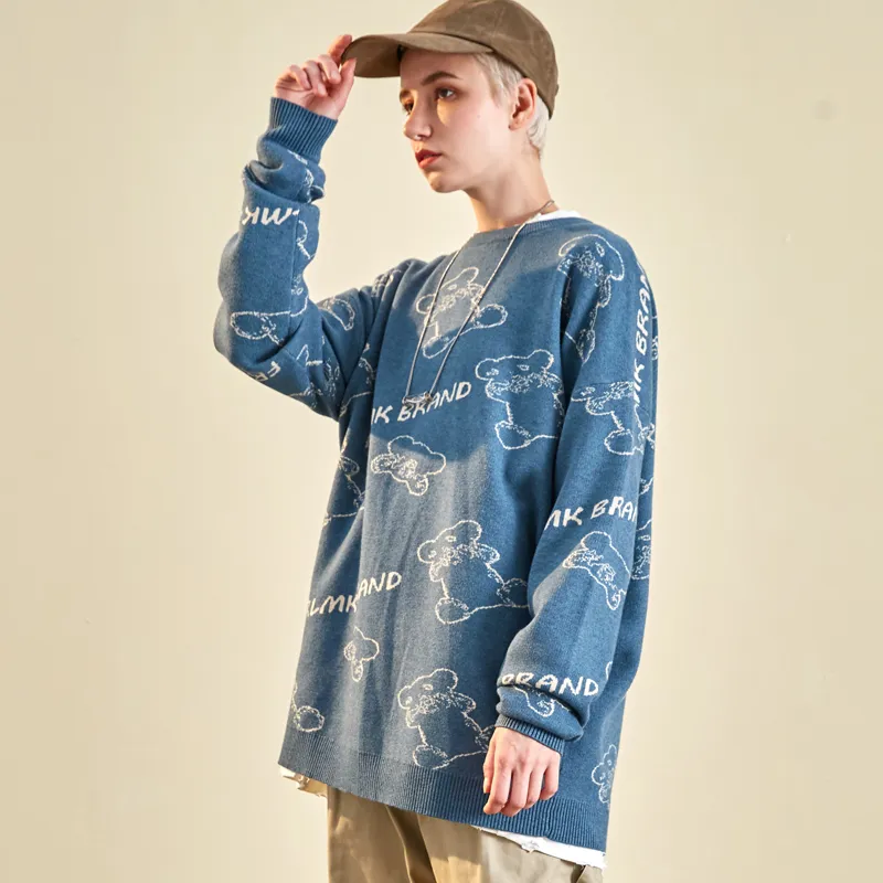 FRLMK Sweaters Unisex Blue-4