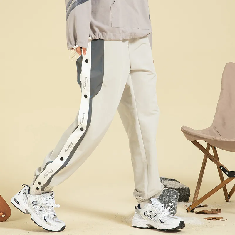 FRLMK Knitted Sweatpants Unisex Light Gray-4