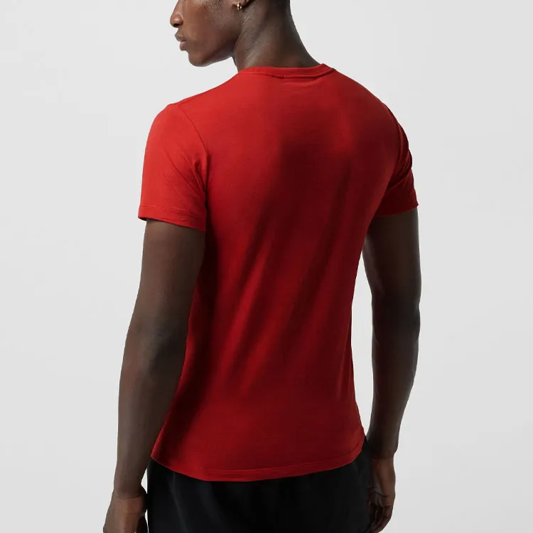 Burberry T-Shirts Men Red-3