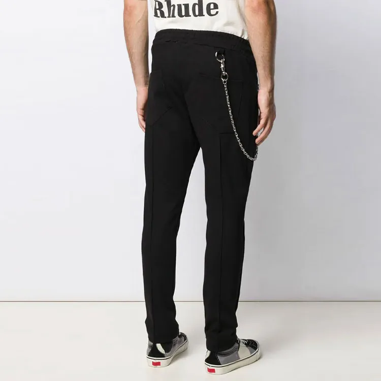 RHUDE Casual Pants Men Black-2