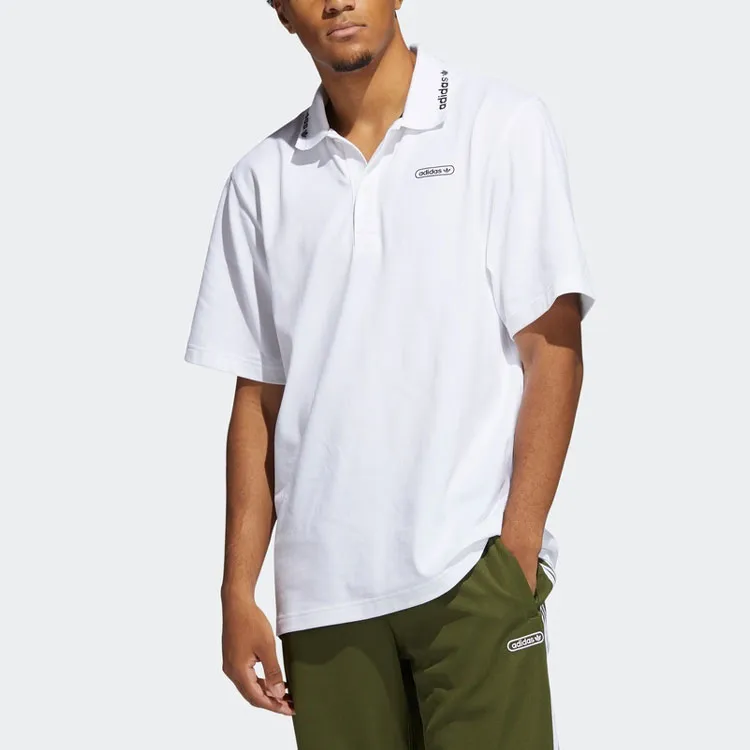 Adidas Originals Polo Shirts Men White-1
