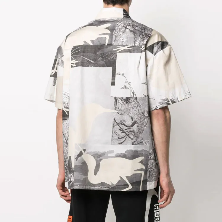HERON PRESTON Shirts Men Gray-3