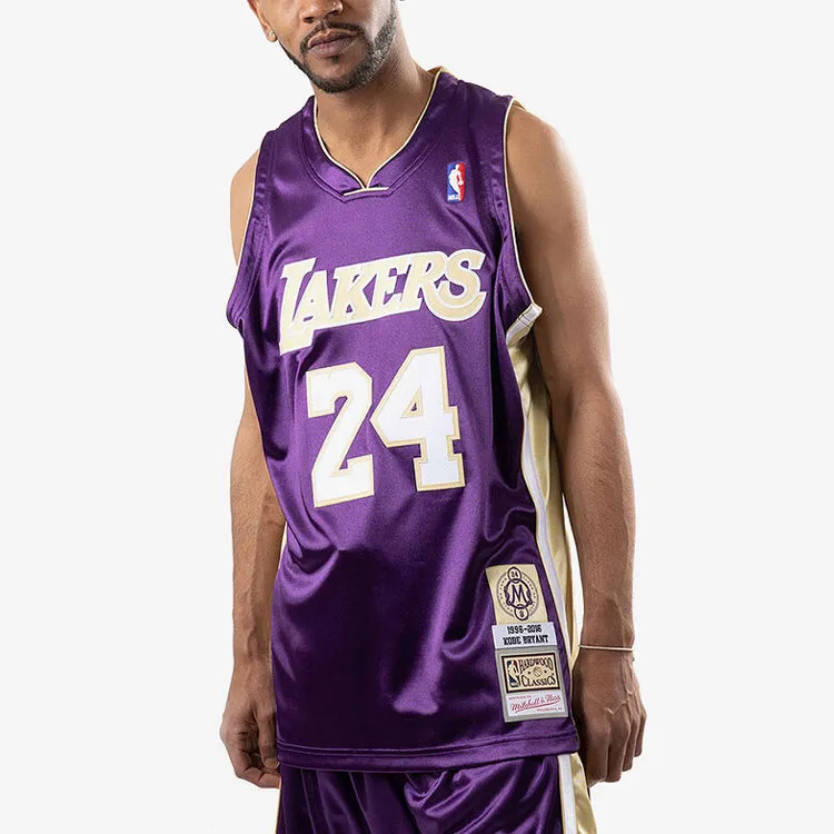 Mitchell & Ness Basketball Jerseys Men's Purple-2