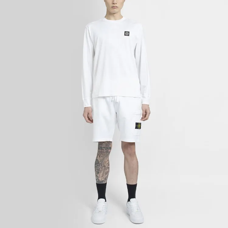 STONE ISLAND Casual Shorts Men's White-5