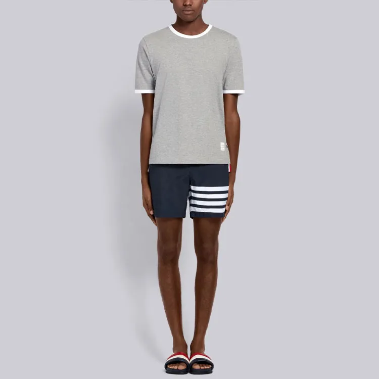 THOM BROWNE 4 bar Solid Tech Swim Short-1