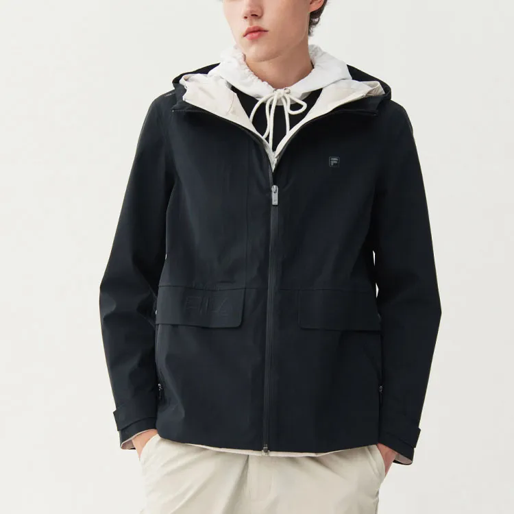 FILA Jackets Men Black-2